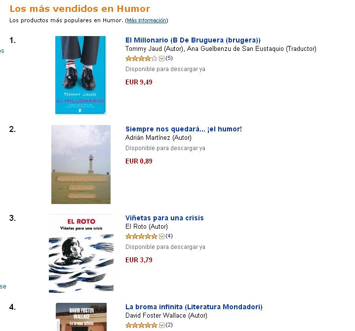 Nombre:  n� 2 Libros mas vendidos humor.JPG
Visitas: 157
Tama�o: 48.8 KB
